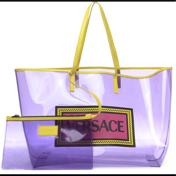 versace pvc tote